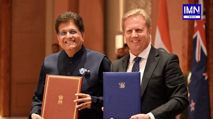 India New Zealand trade deal, FTA India 2026, $20 billion investment India, duty free exports India, student visa New Zealand India, Viksit Bharat 2047