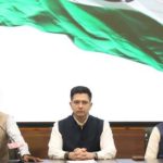 Raghav Chadha joins BJP, AAP MPs resign, Rajya Sabha merger BJP AAP, political defection India, Sandeep Pathak news, Ashok Mittal AAP