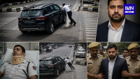 Delhi sales director arrested for ramming traffic cop with black KIA SUV at Sarai Julena