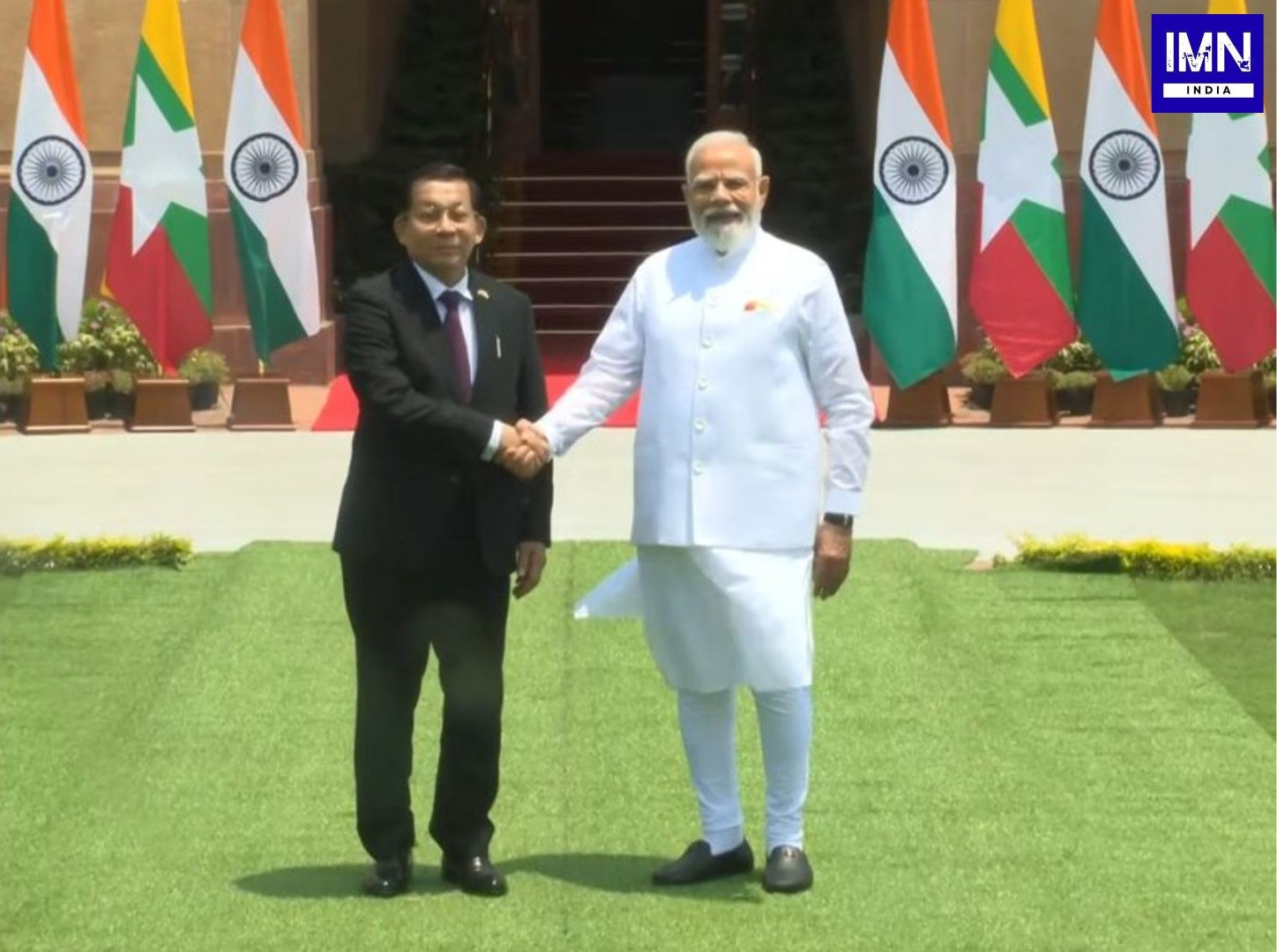 Modi Myanmar President Bilateral Talks Focus on Security, Connectivity and Civilisational Ties on Agenda