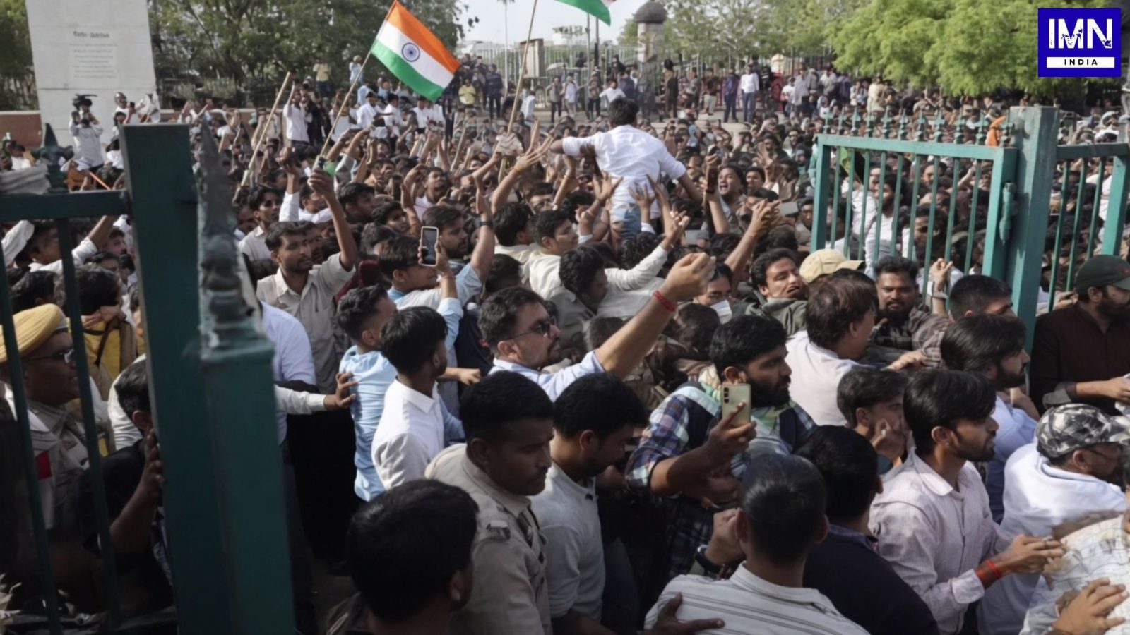 Abhijeet Dipke Jaipur Attack: CJP Founder Slapped During Protest in Jaipur