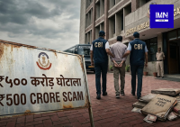 CBI officials investigating the Haryana Government Funds Scam involving alleged diversion of over ₹500 crore through fraudulent banking transactions