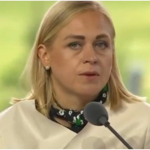 Finnish Foreign Minister Elina Valtonen during discussions on India Russian Oil policy in Finland