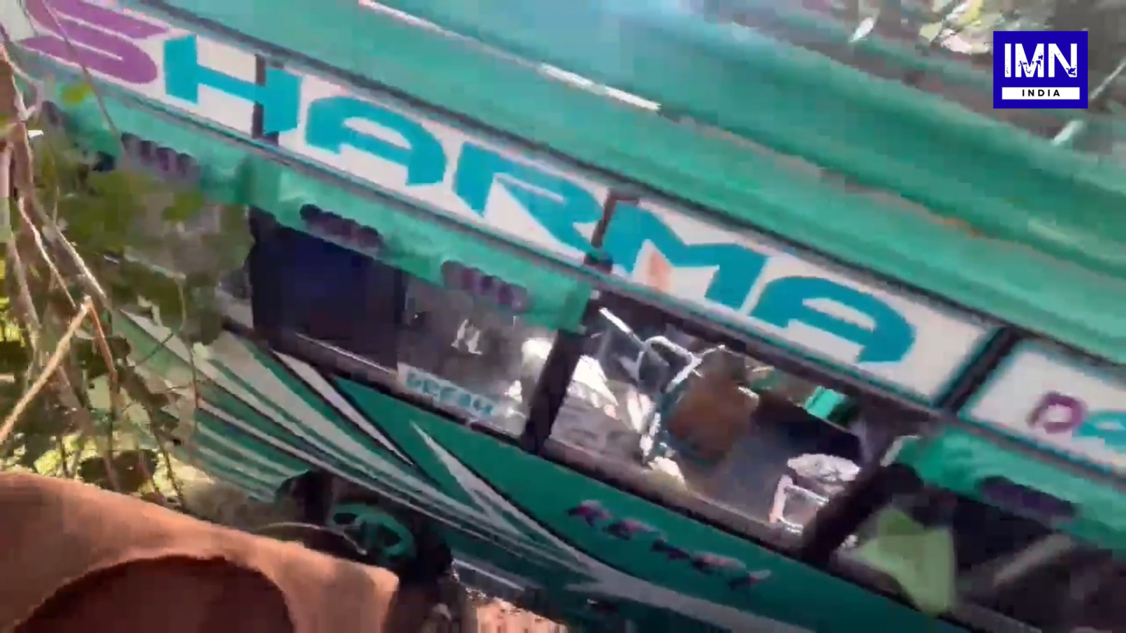 Kathua Bus Accident injures 23 pilgrims after minibus falls into gorge