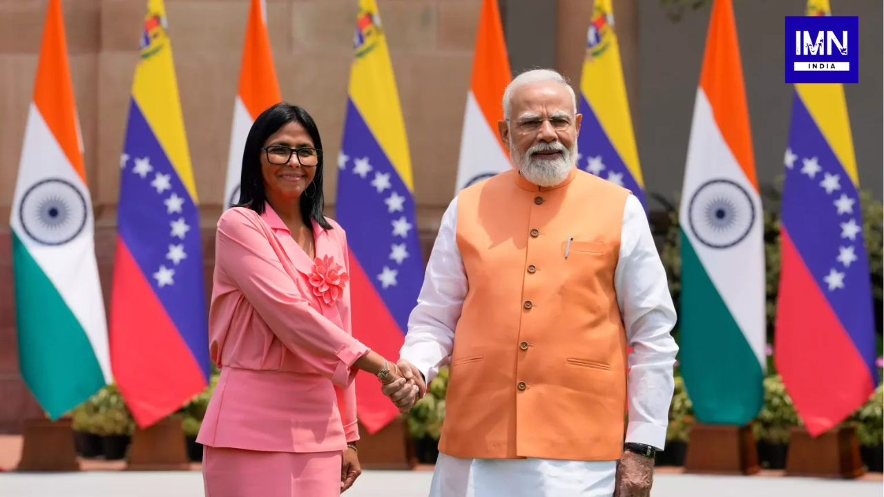 PM Modi Delcy Rodriguez talks in New Delhi on India Venezuela energy and trade partnership