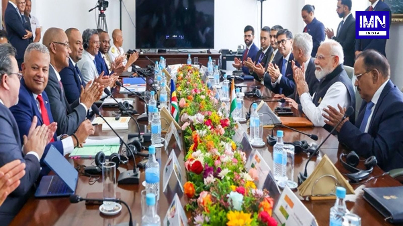 PM Modi Seychelles delegation talks Victoria, PM Modi Seychelles talks, Modi Patrick Herminie Victoria, India Seychelles MoUs signed, India Seychelles maritime cooperation, PM Modi Indian Ocean Region, India Seychelles bilateral ties 2026, Modi Seychelles blue economy, India Seychelles delegation level talks