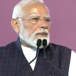 PM Modi addressing gathering during Chandigarh development projects launch event