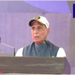 INS Mahendragiri commissioned into the Indian Navy in Visakhapatnam in the presence of Defence Minister Rajnath Singh.