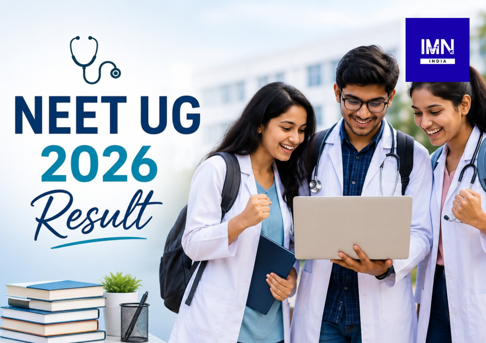Students checking the NEET UG 2026 Result on the official NTA website after the declaration of scorecards.