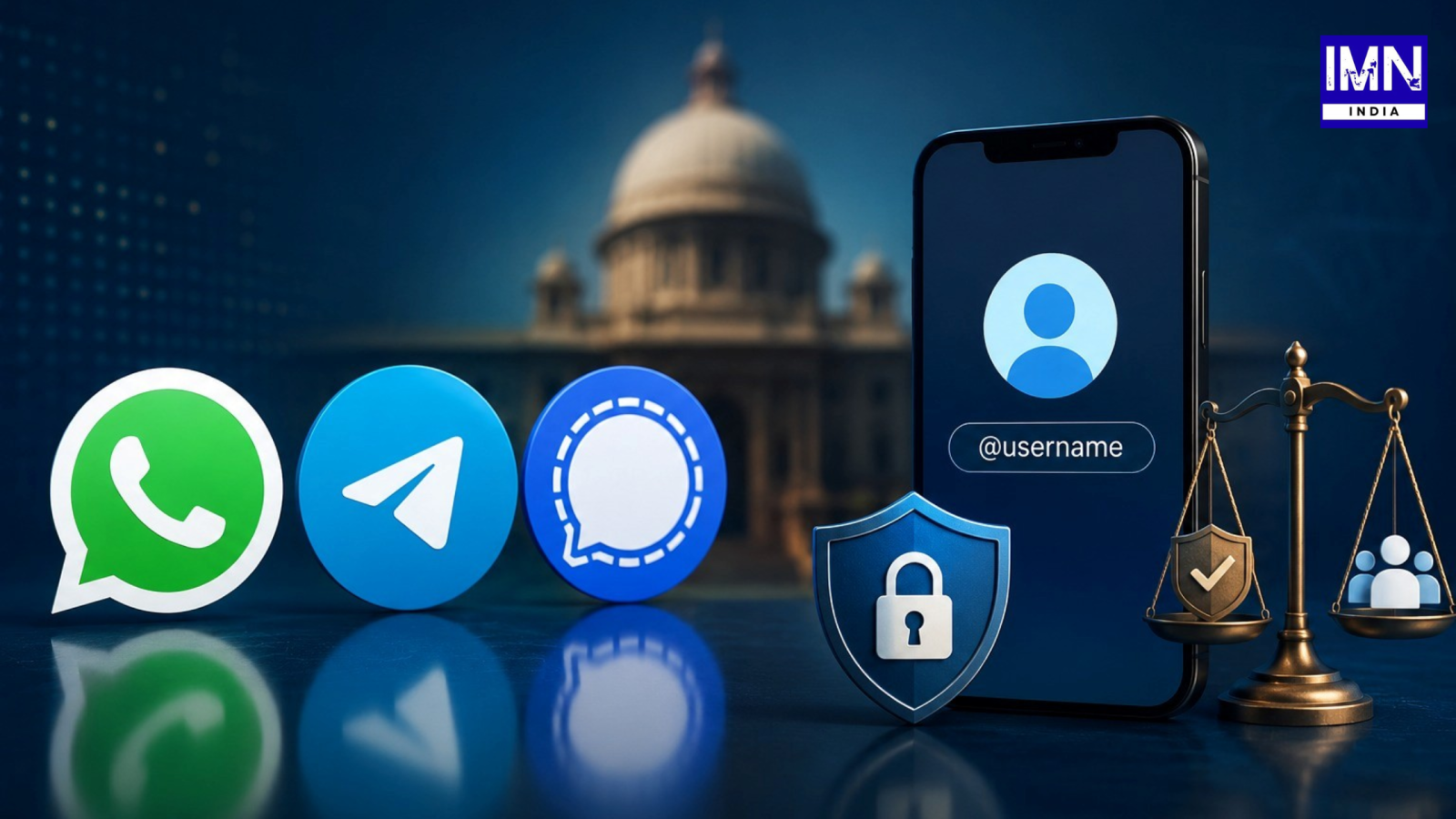 WhatsApp Telegram username feature under review by Indian government officials